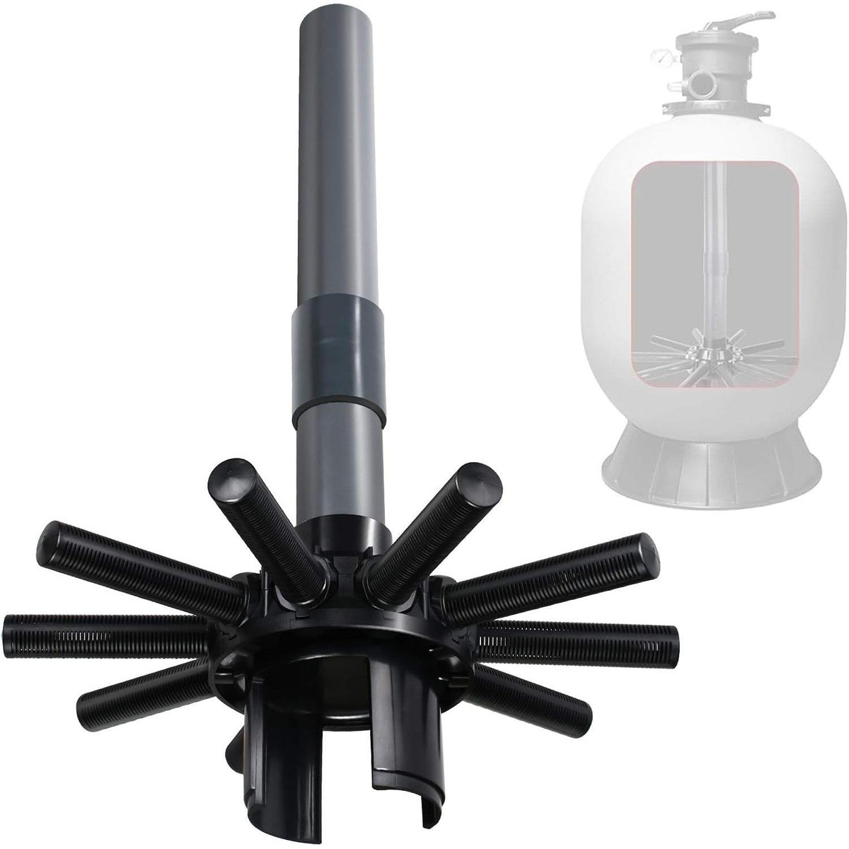 Rugam SX164DA Lateral Assembly w/ Center Pipe for HaywardPro Series Pool Sand