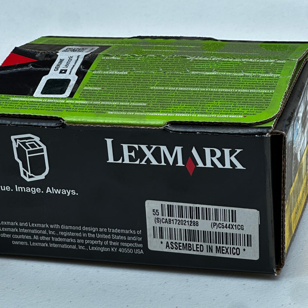Set of 2 Lexmark C544X1CG Cyan Extra High Yield Toner Cartridge