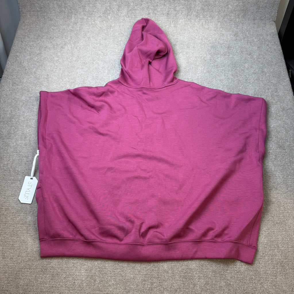 MSRP $48 Stylus Womens XXL Valencia Rose Short Sleeve Hoodie