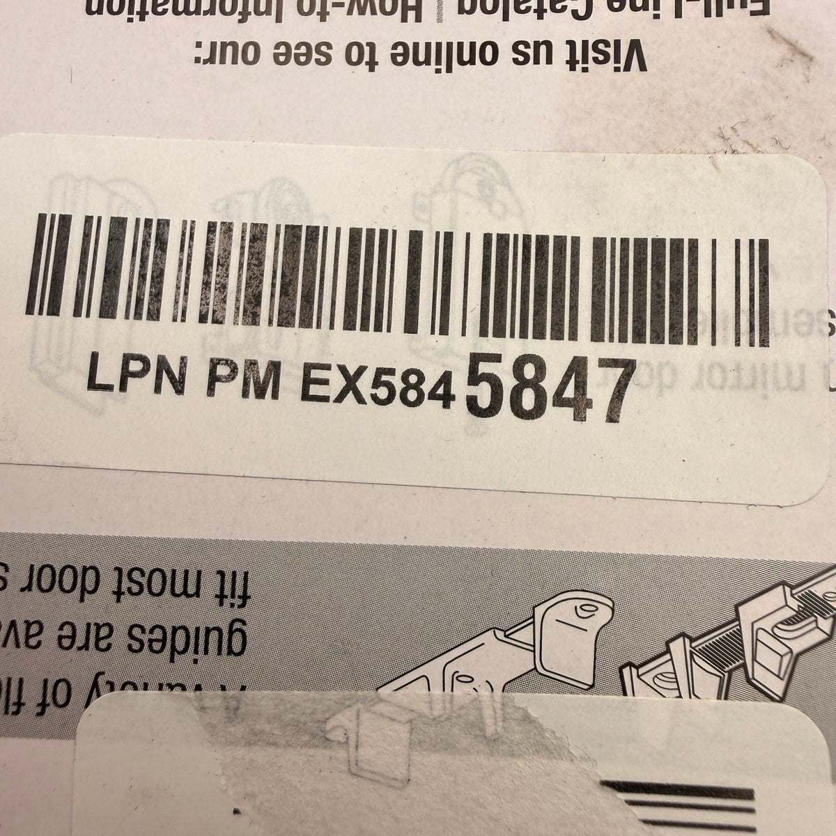 Prime-Line N 6790 1-7/16 In. Mirror Door Roller Assembly, Nylon Flat Roller, fo