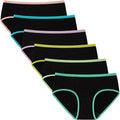 Set of 6 MSRP $26 INNERSY Girl's 14-16Y Cotton Underwear Comfortable Panties