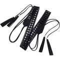 CALFOVERA 66.54 x 1.12" Woven Tassel Belt for Women PU Leather Bohemian