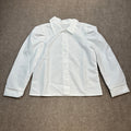 Girls Button Down Shirt Kids 9Y Long Sleeve Dress Shirt School Uniform Blouse