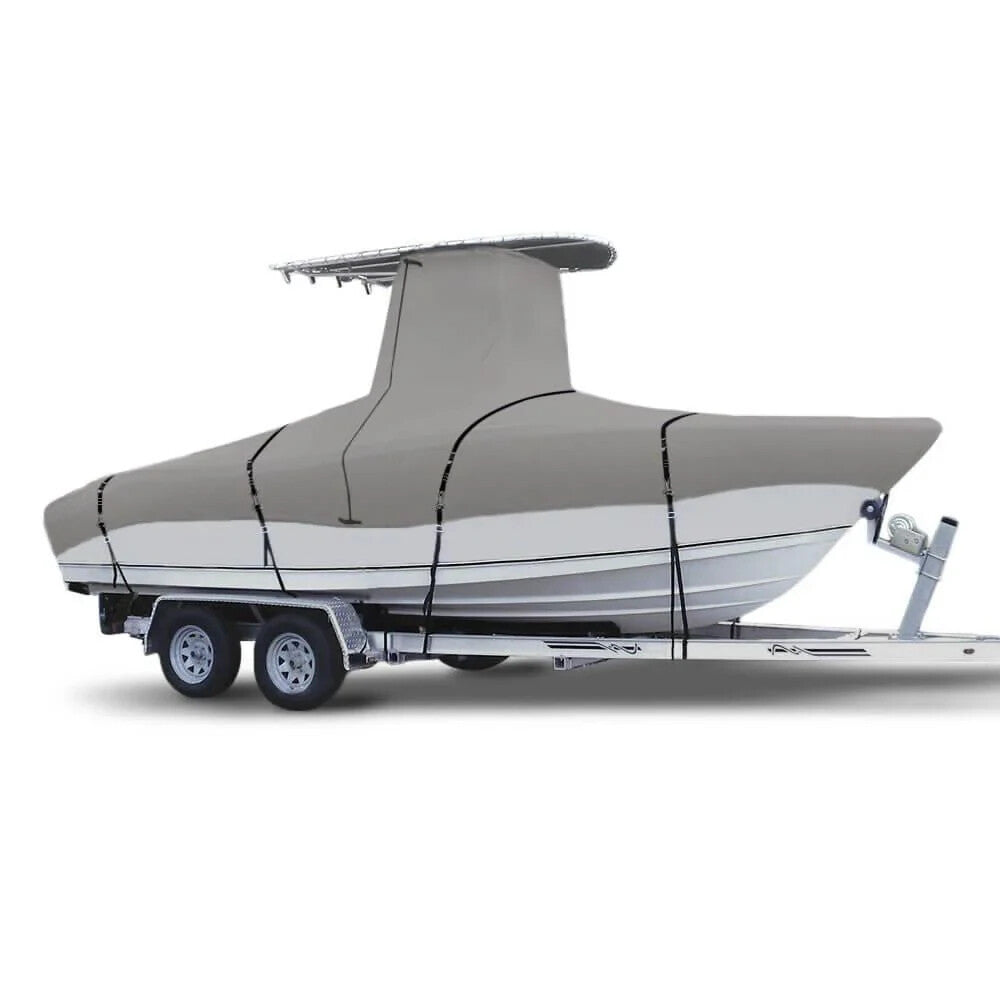Zenicham Grey 900D Marine Grade Fade and Tear Resistant Trailerable T-Top Heavy-