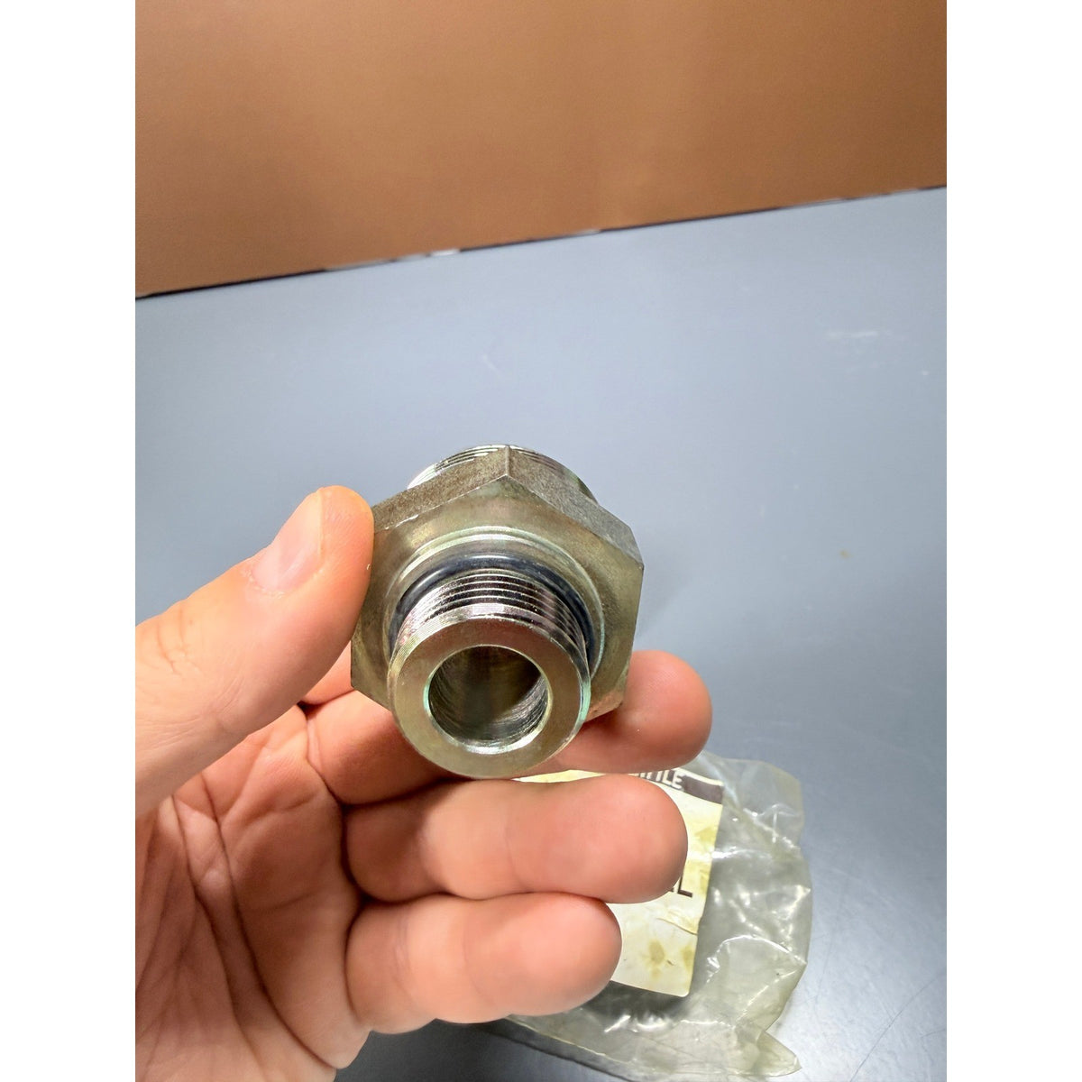 Set of 2 6400-20-12 Straight Adapter 3/4" Male SAE ORB x 1-1/4" Male SAE 37°