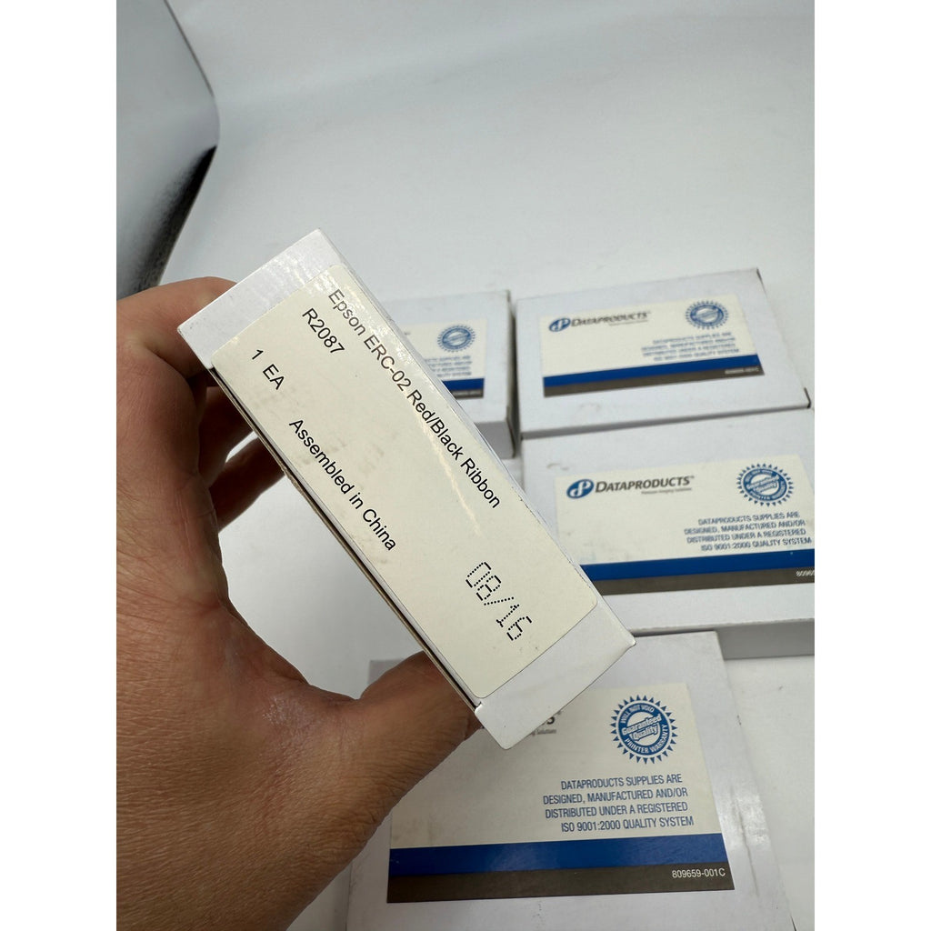5 Pack Dataproducts R2087 Ribbon Black/Red Compatible Epson ERC-02 EXP