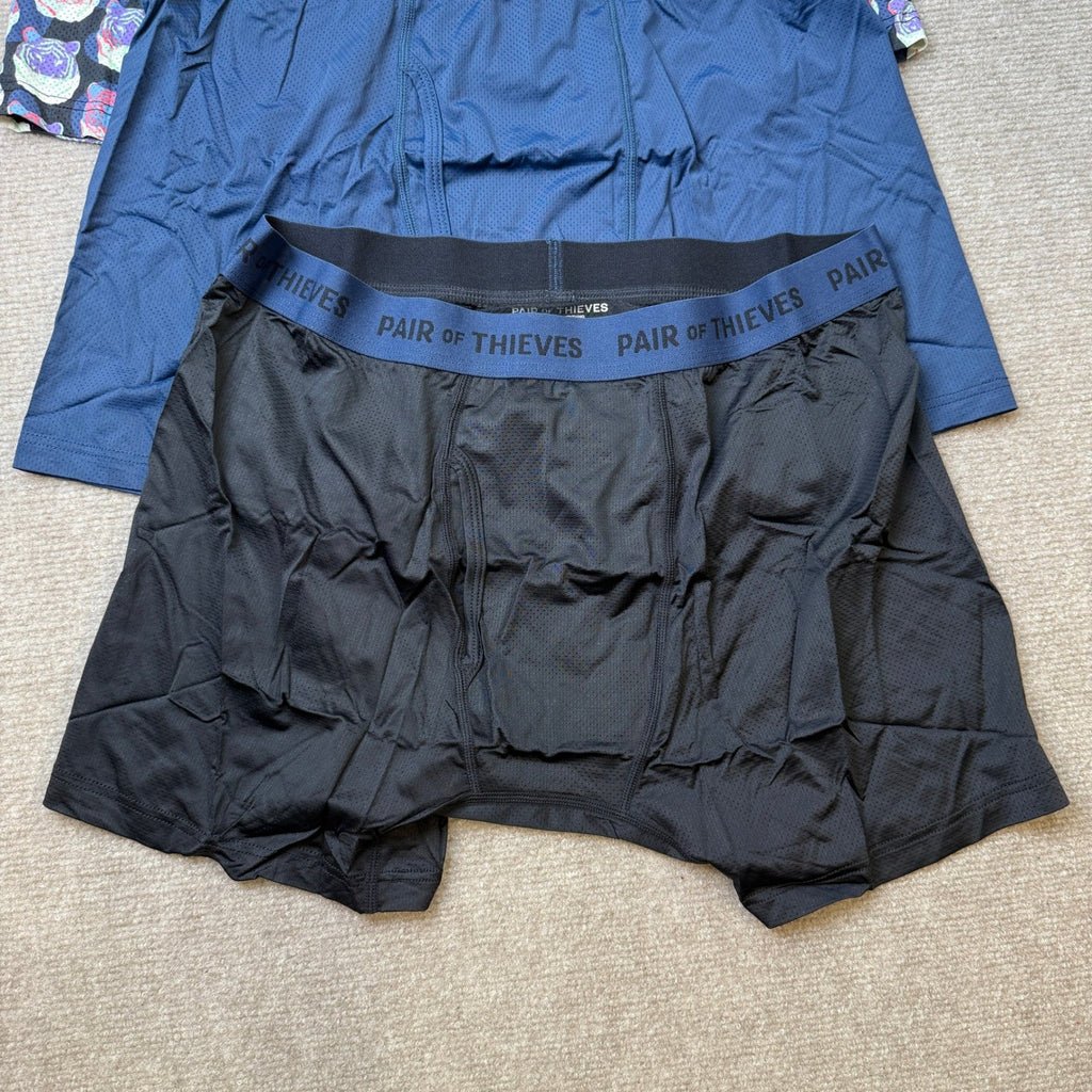 MSRP $52 Pair of Thieves 3 Pack Men's L Super Fit Boxer Briefs Soft Breathable