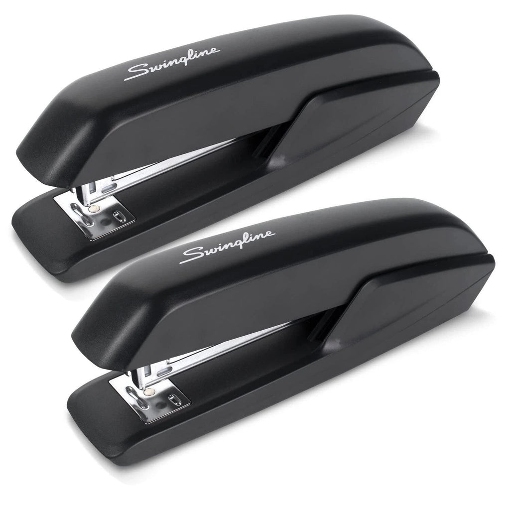 Set of 2 Swingline 545 S7054501 Standard Stapler 20 Sheet Capacity Black