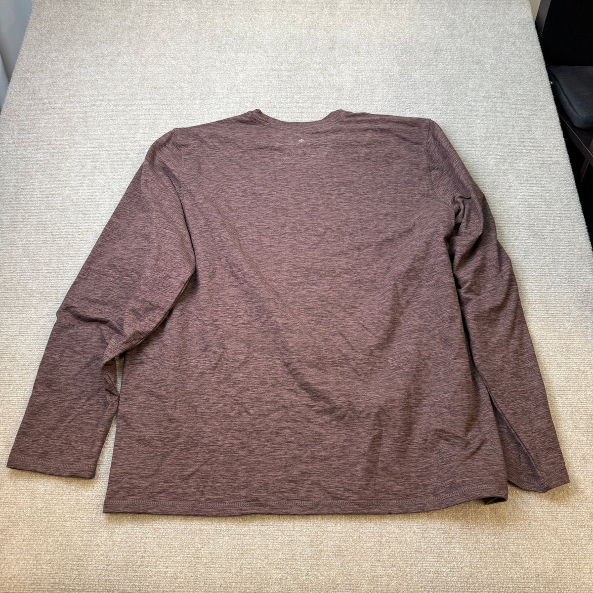 MSRP $52 Free Country FreeCycle Men's XXL Maroon Spacedye Long Sleeve Shirt