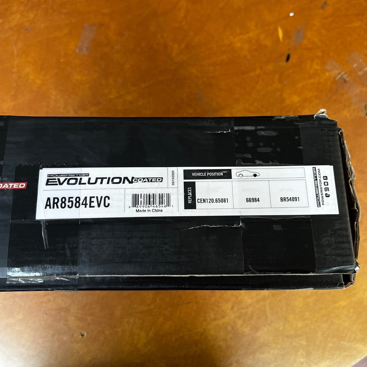 PowerStop AR8584EVC Front Disc Brake Rotor Evolution Genuine Geomet Coated Rotor
