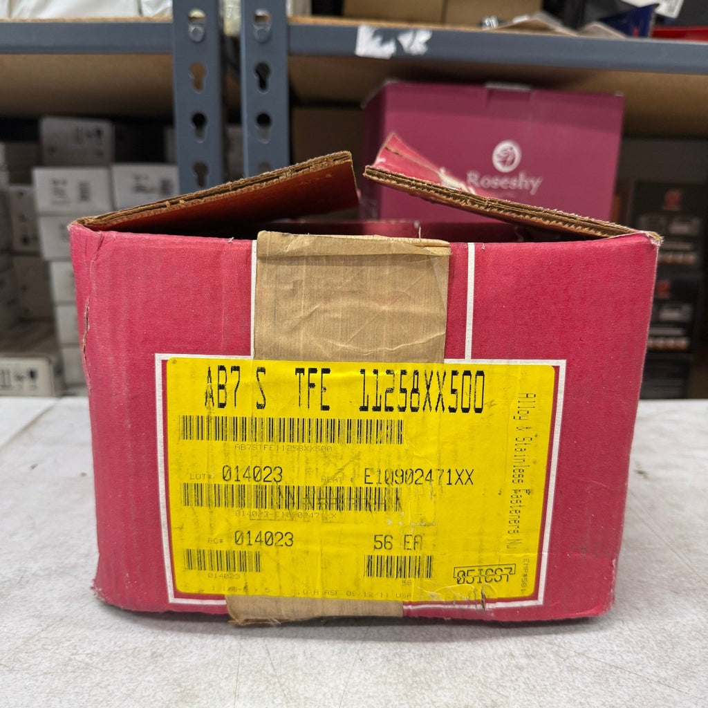 Pack of 56 Perine Danforth 1-1/8-8 x 5 B7 Full Thread Stud Bolts