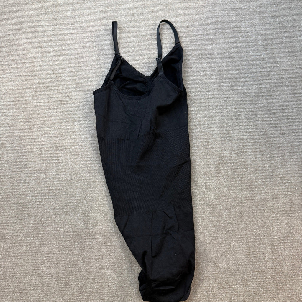 MSRP $26 BRABIC Women's XS/S Black Seamless Sleeveless V-Neck Bodysuit