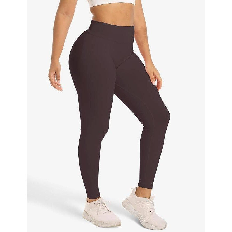 MSRP $22 Ieumaz Women's L Scrunch Butt Lifting Leggings Gym Seamless Workout L