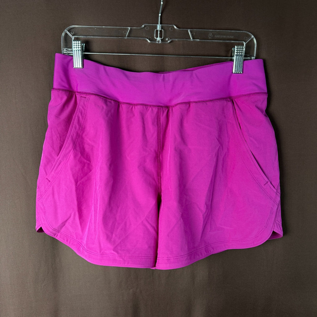 Lands' End Women's 14, 2-16 LONG 5" UPF 50 Swim Shorts w/ Pockets - Violet Rose