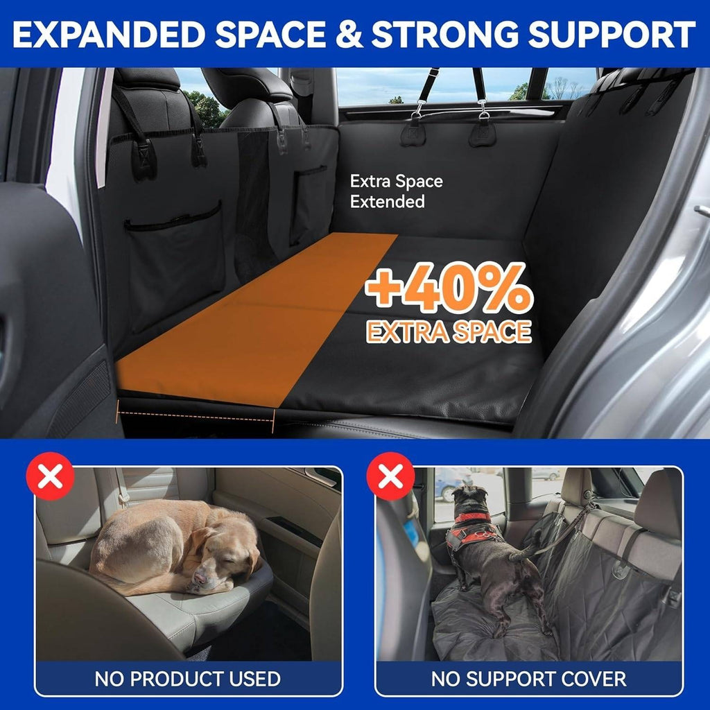 Rengue RG-SED02 Black, Dog Back Seat Extender Cover for Trucks Full Size SUV
