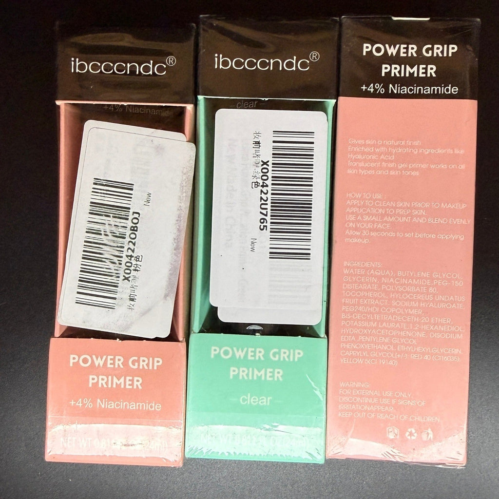 Set of 3 Power Grip Primer 0.811 oz EXP 08/2026 (2 pcs +4% Niacinamide & 1 pc C