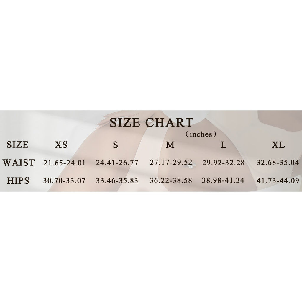 Set of 6 FINETOO Women's M Seamless Thongs Sexy No Show Panties Invisible V-Wa