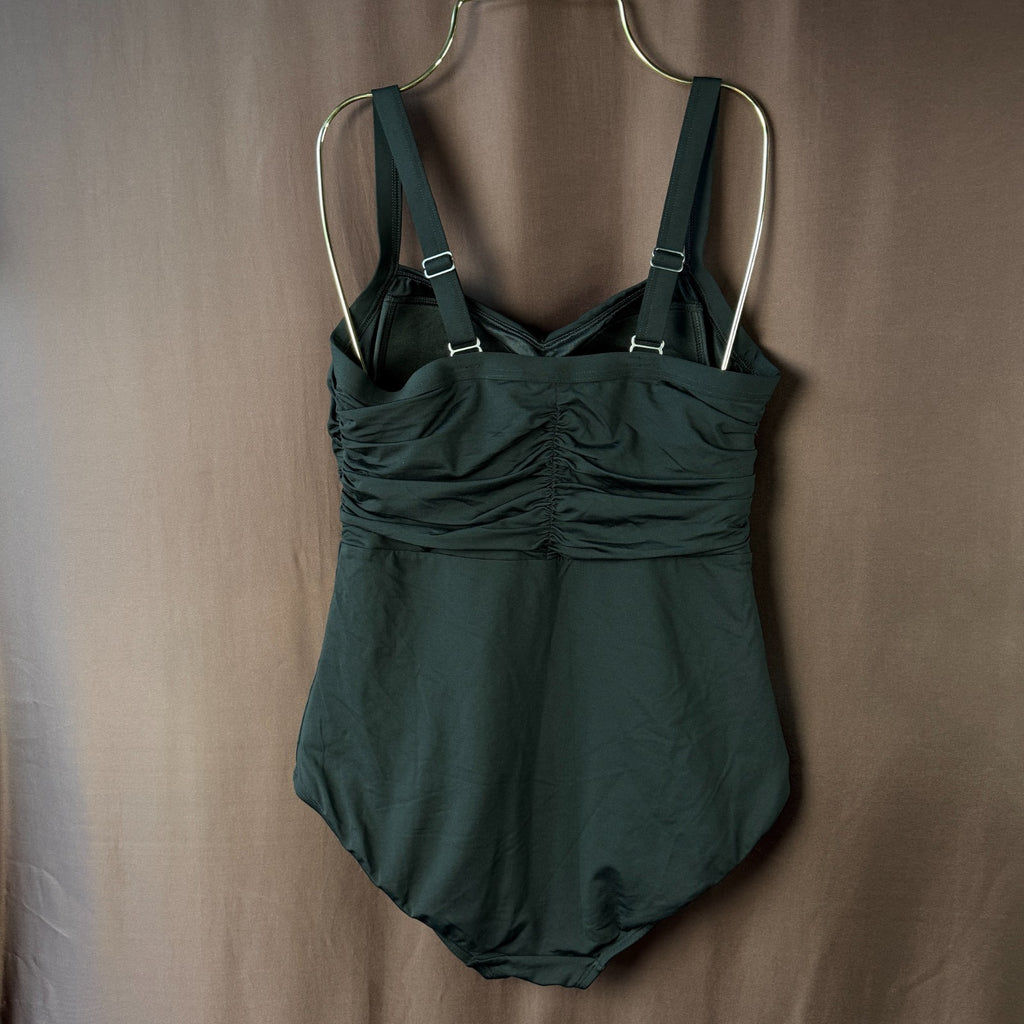 Lands' End Women's 8D Chlorine Resistant Sweetheart One Piece Swimsuit UPF 50 Tu