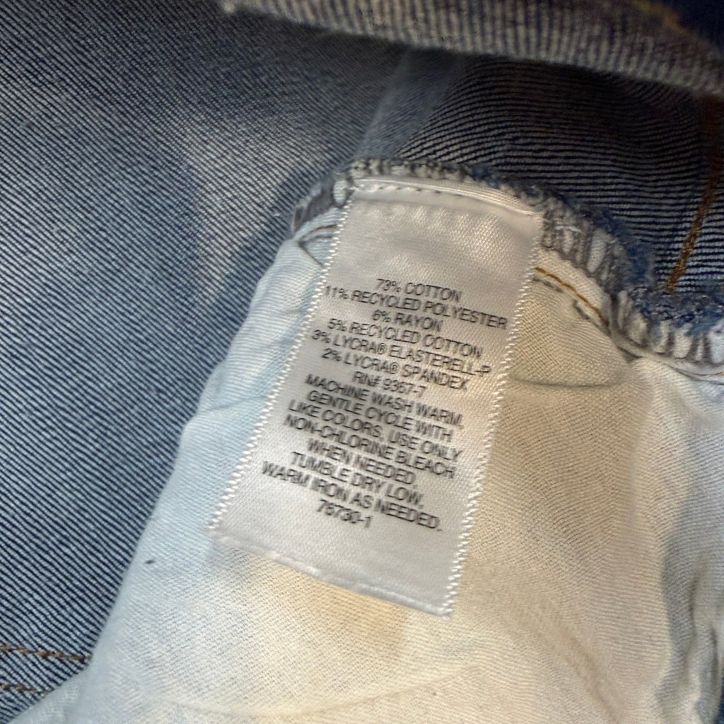 MSRP $54 Liz Claiborne Lana Womens 10 Kensington Wash High Rise Jean Straight