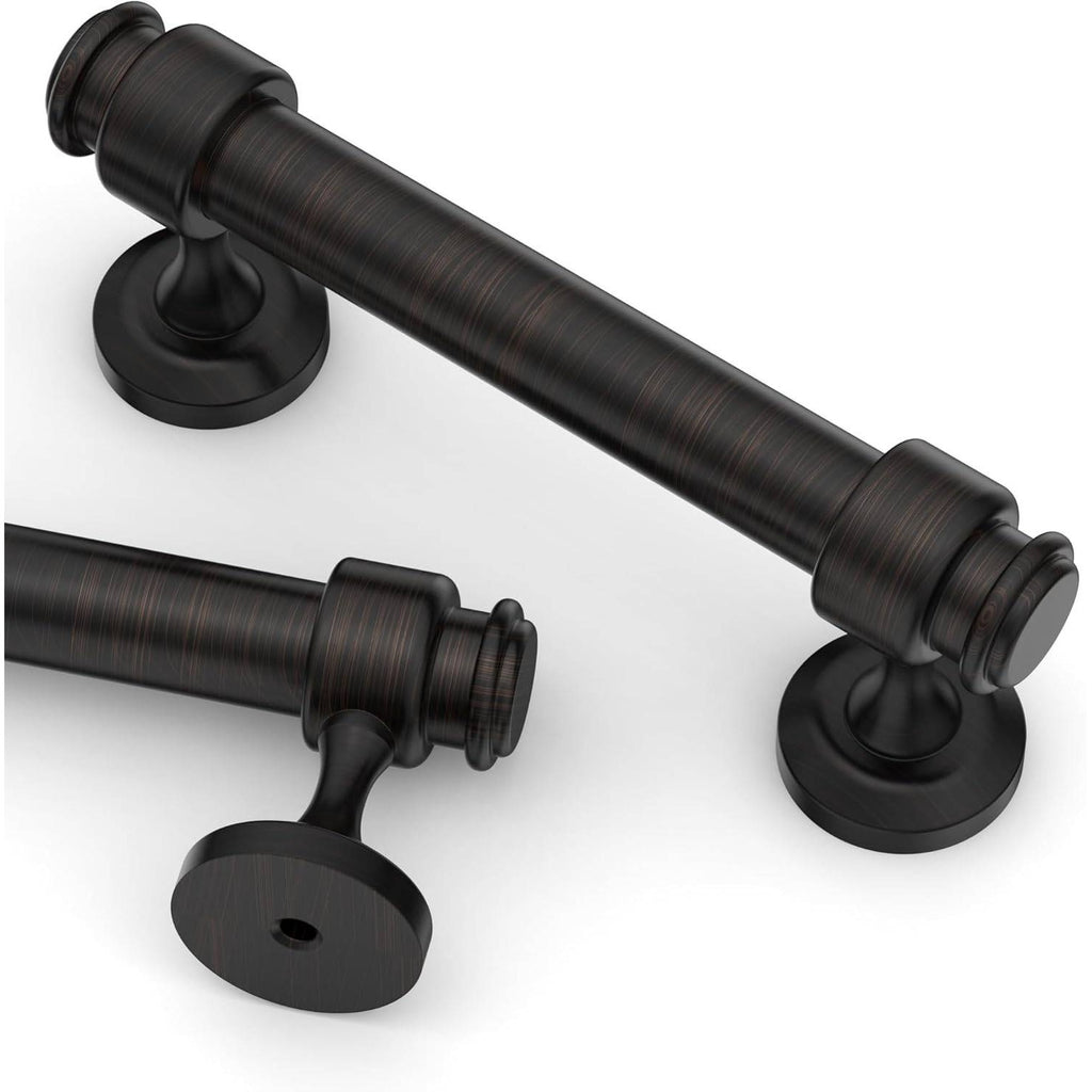 Pack of 10 Asidrama 3" (76mm) Oil Rubbed Bronze Kitchen Cabinet Handles, Cabin