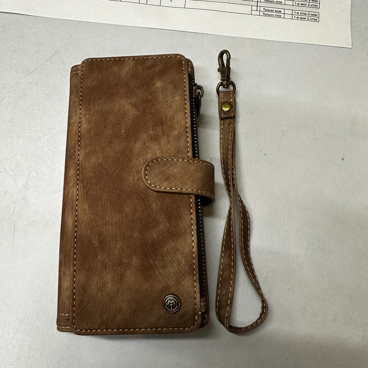 CaseMe C30 For iPhone 15 Pro Max Multifunctional PU Leather Phone Case