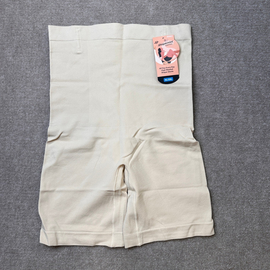 MSRP $27 SHAPERMINT 55021 Womens XL/2XL Nude Shapewear High-Waisted Shap