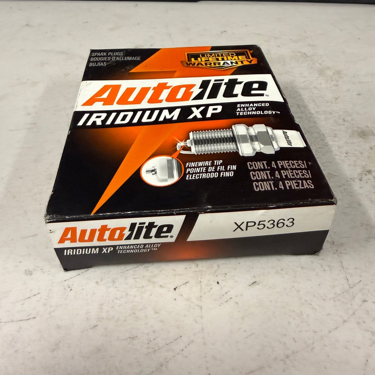 Pack of 4 Autolite Iridium XP XP5363 Spark Plugs
