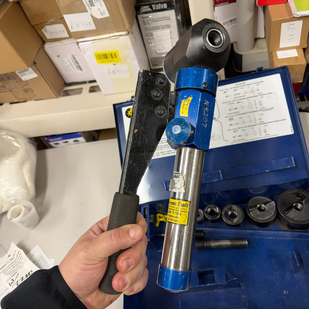 Current Tools Hydraulic Punch Driver Set 179PM w/ 1/2-2" Punches MISSING