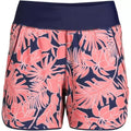 Lands' End Women's 4-18W, 8-18W LONG 5" Quick Dry Swim Shorts With Panty Wood