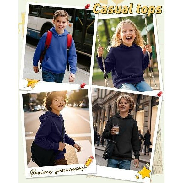 Set of 3 MSRP $52 LessonZoo Boys 11-12Y Blue, Navy, Black Lightweight Hoodies