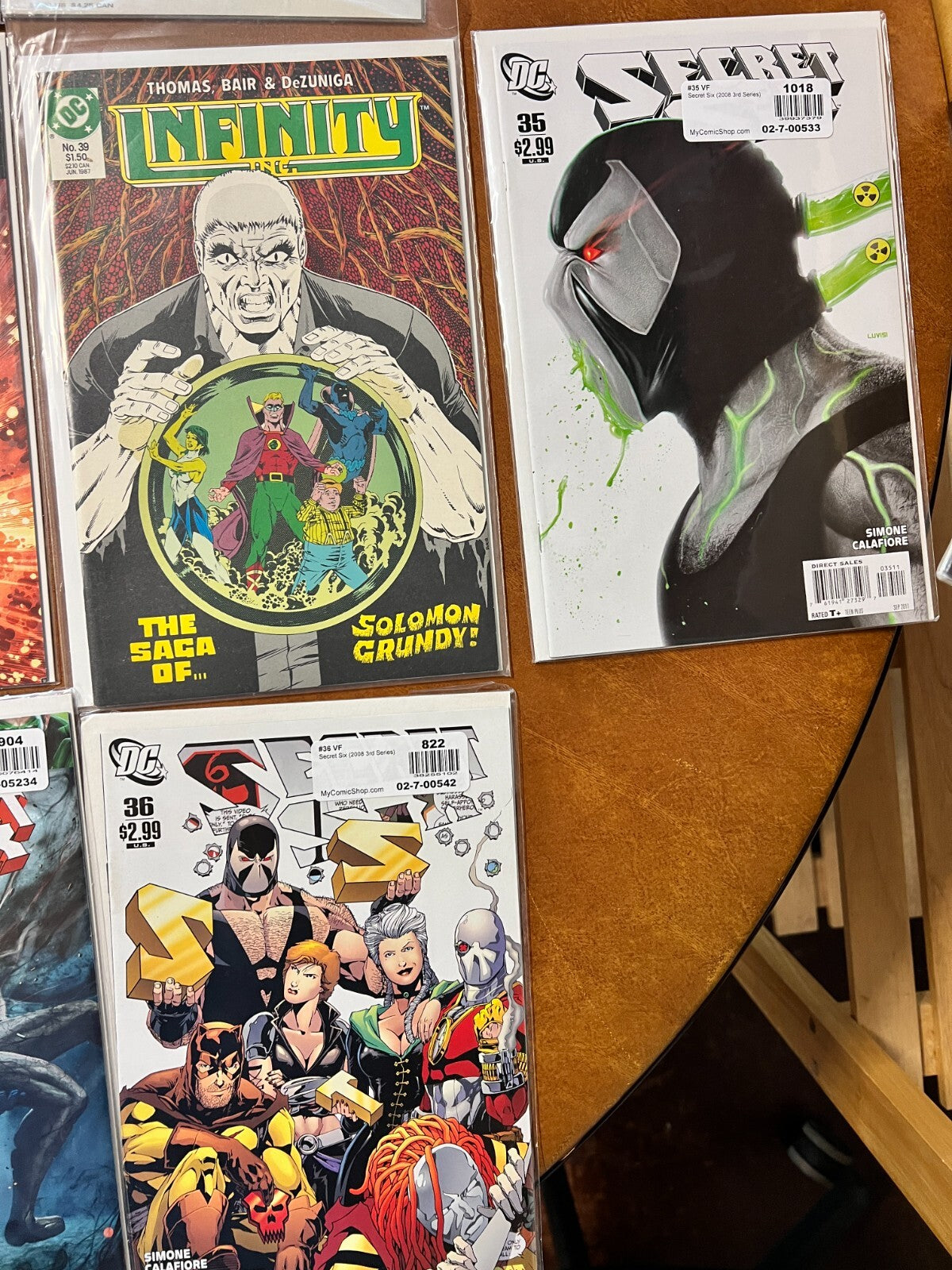 Lot of 13 | Dc Comics - Justice League Dark, Birds of Prey, Forever People, Ban