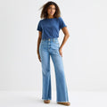 MSRP $54 A.N.A Womens 14 Med Paragon Mid Rise Relaxed Flare Leg Jeans
