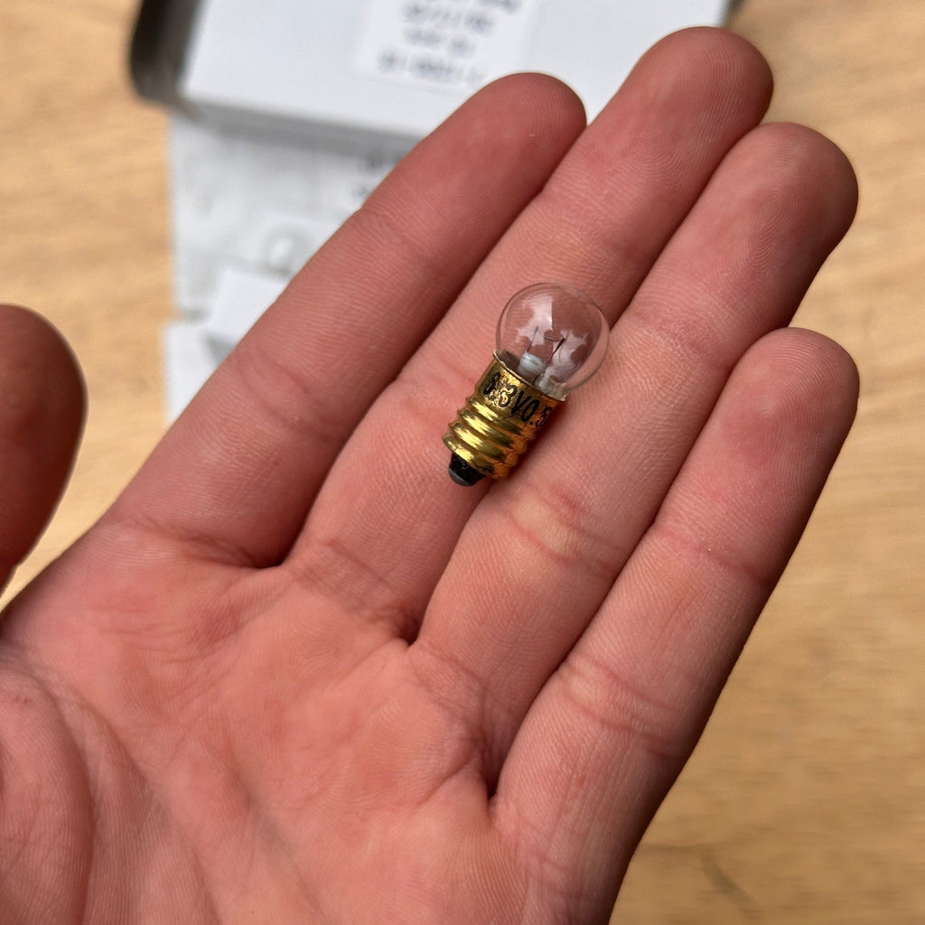 Set of 3 Pack of 10 Miniature Lamps 7-1200-18 Light Bulbs 6.3V 0.5A