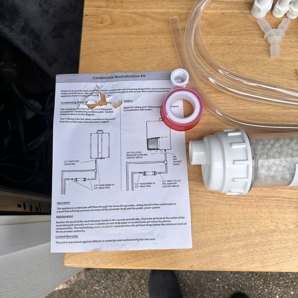 Condensate Neutralizer Kit Compatible with Rinnai 804000074 - High Stability Mi