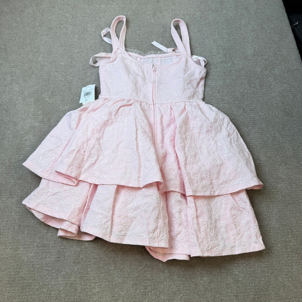 MSRP $64 Trixxi Womens Juniors XS Barely Pink Square Neck Sleeveless Dress