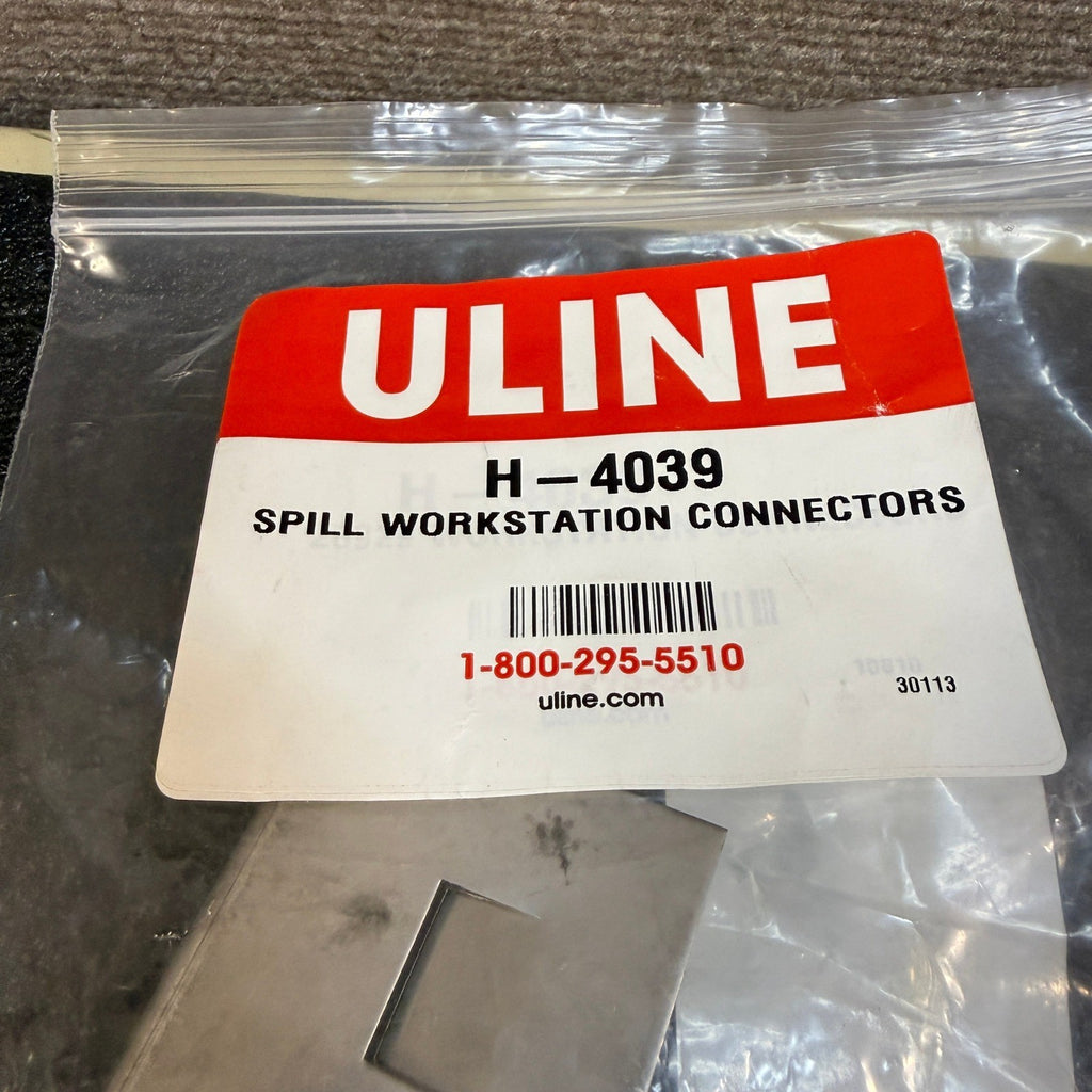Pack of 4 Uline H-4039 Connectors for Spill Containment Workstations