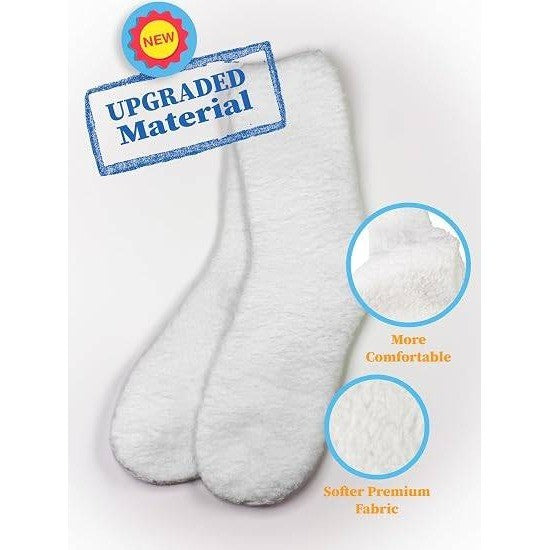 Set of 12 Winterlace Women's Fuzzy Socks Cozy Winter Warm Plush Soft Fluffy