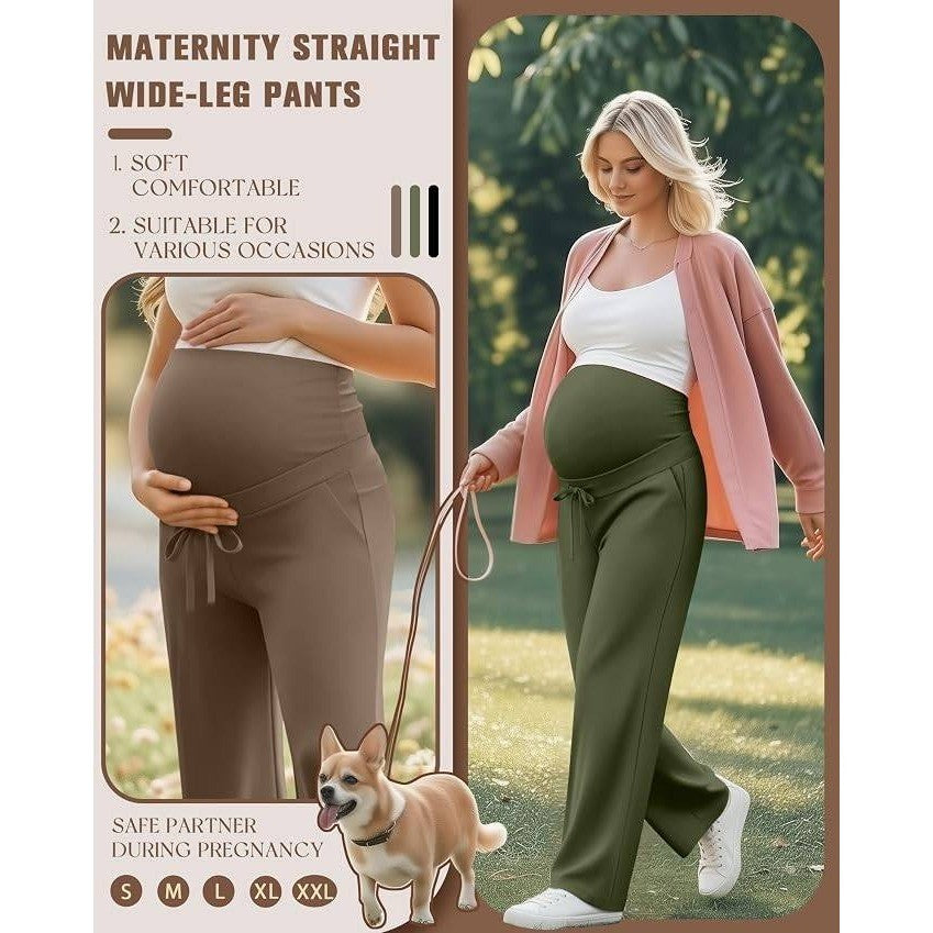 MSRP $61 Oakgarden 3 Pack Women's XXL Maternity Sweatpants Over The Belly