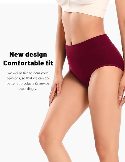Set of 3 Molasus Incontinence Underwear Period Leakproof Panties for Women Plea