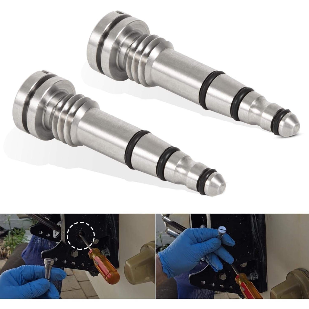 Pack of 2 Stainless Trim Tilt Manual Release Valve for Mercury Power 813442A2 1