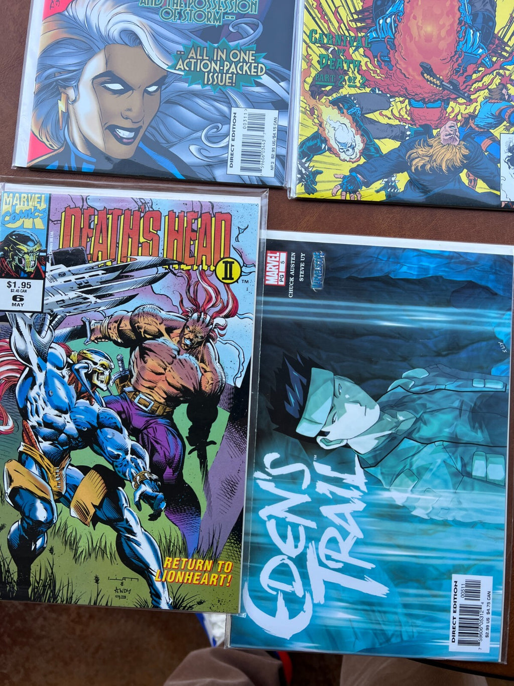 Lot of 12 Marvel Comics Strange Tales, Illuminati, Eden's Trail, Storm, Elfquest
