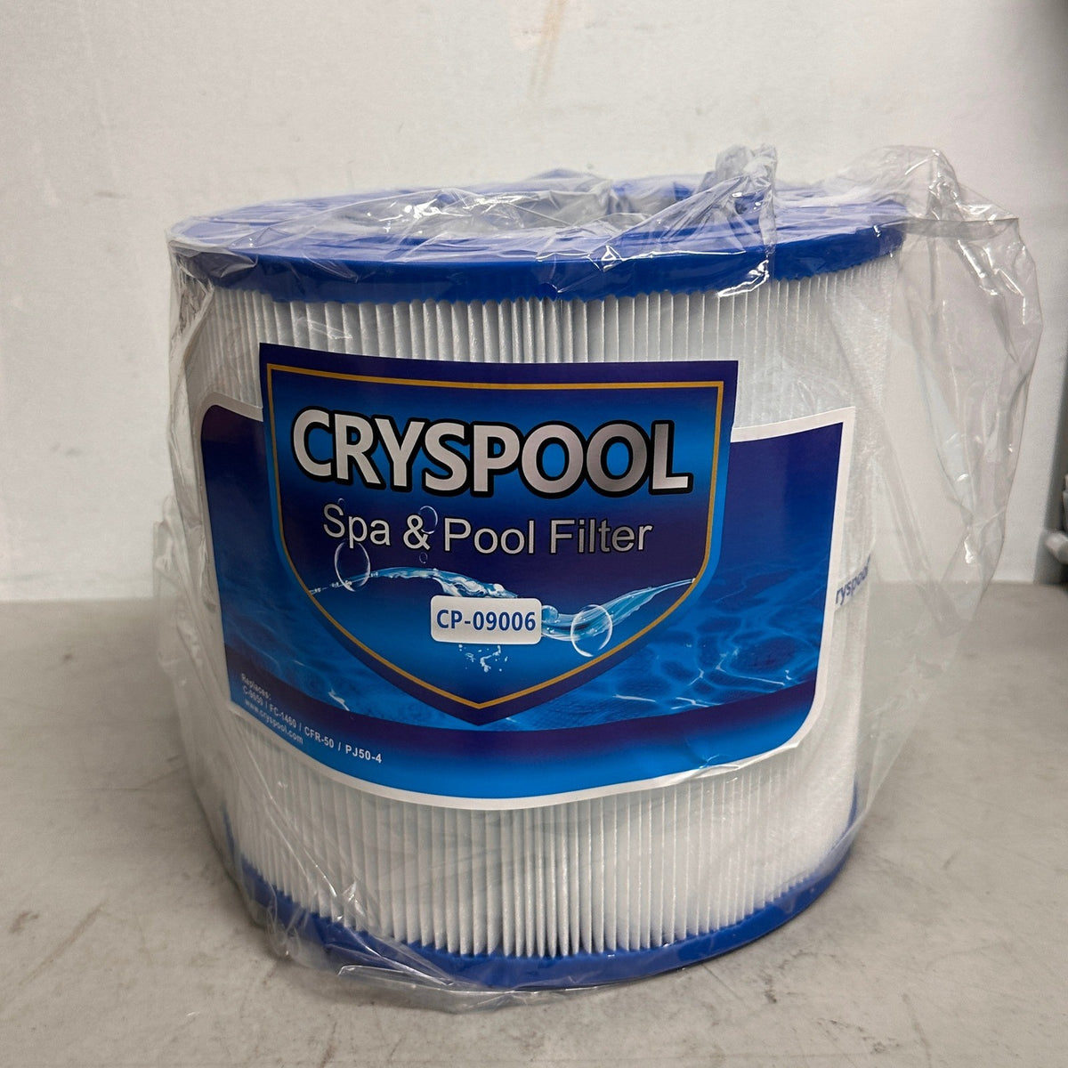 Cryspool 09006 Spa Filter Replaces CFR-50, PJ50-4, C-9650, FC-1460 50 Sq.Ft Hot