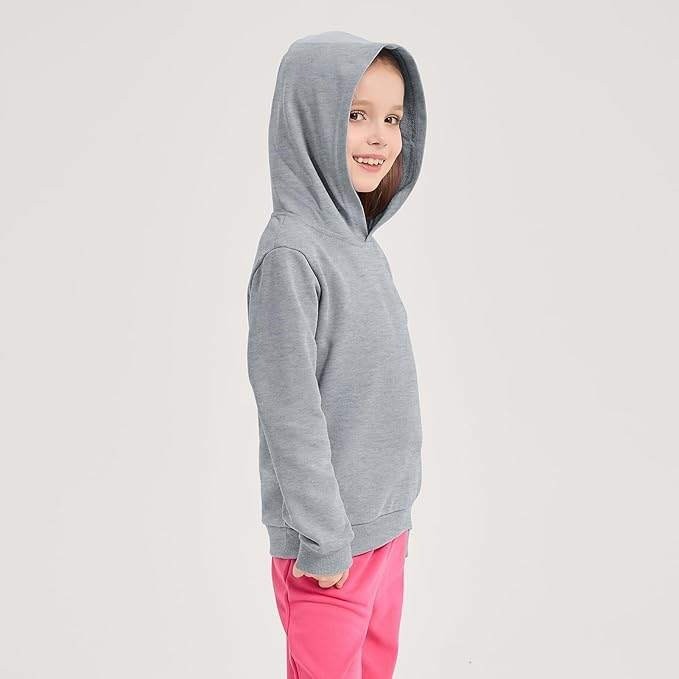 Hercugifts Kids Toddlers 11-12Y Cotton Hoodie Thin Light Weight Sweatshirt Long