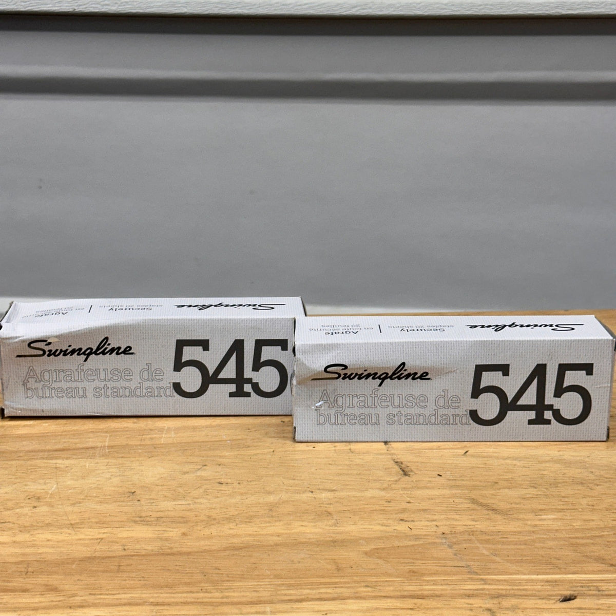 Set of 2 Swingline 545 S7054501 Standard Stapler 20 Sheet Capacity Black
