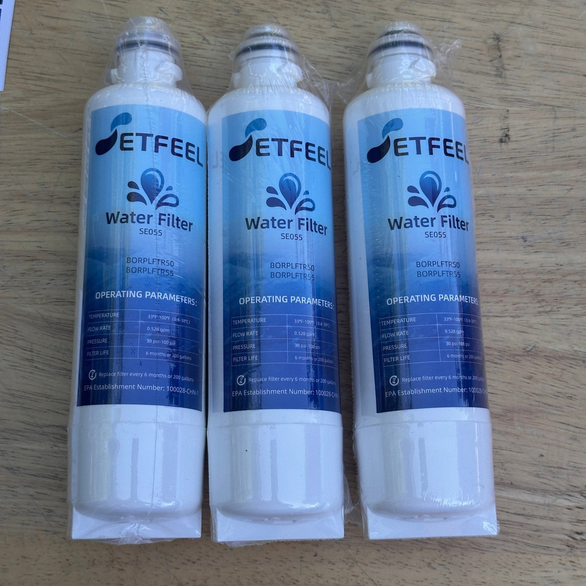 Pack of 3 SETFEEL 11032531 Ultra Clarity Pro Water Filter For Bosch Refrigerator