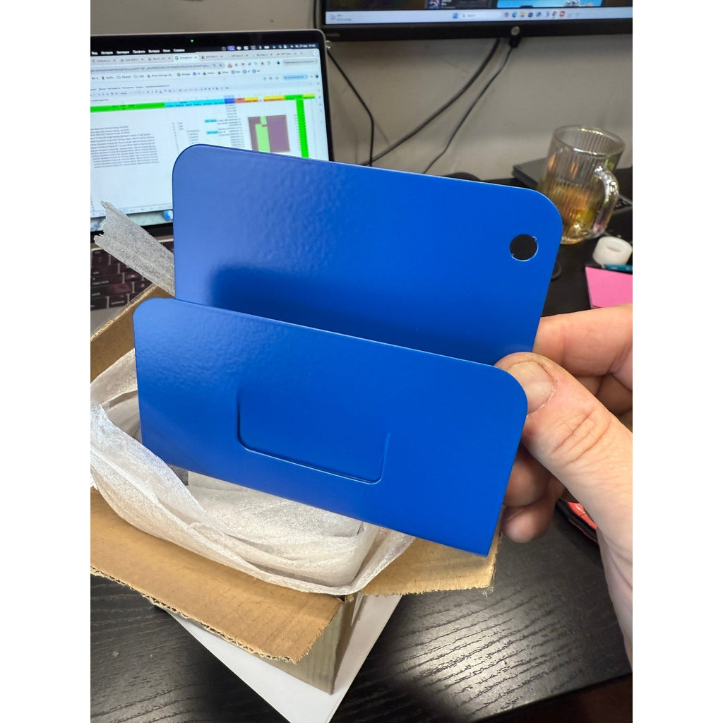 13638400 Label Holder Slip 10/Box blue