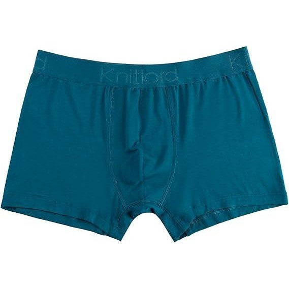 Set of 4 KNITLORD Men's M Black/Green Boxer Underwear Ultra Soft and Breathable