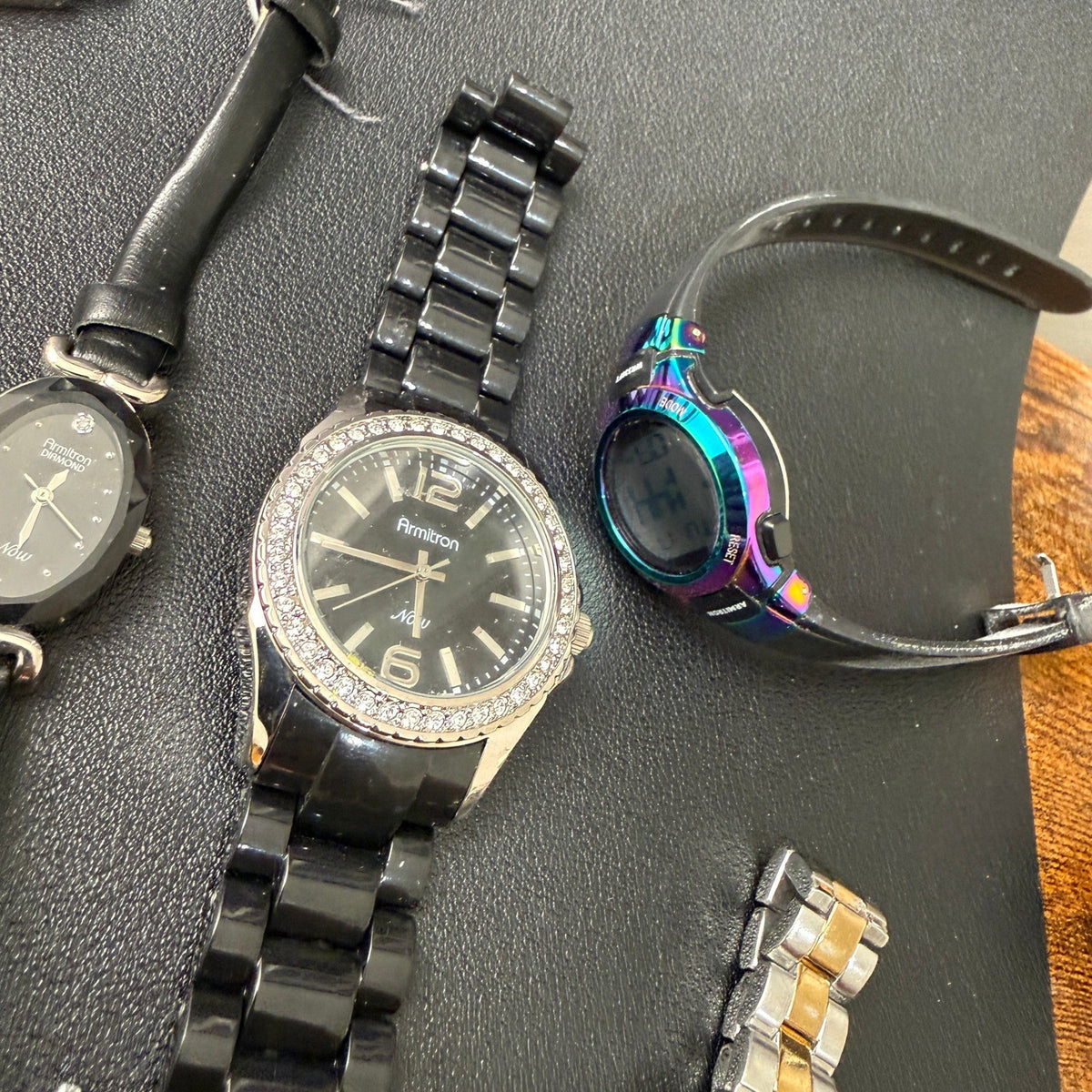 Set of 13 Armitron Watches Men's & Women's BROKEN FOR PARTS