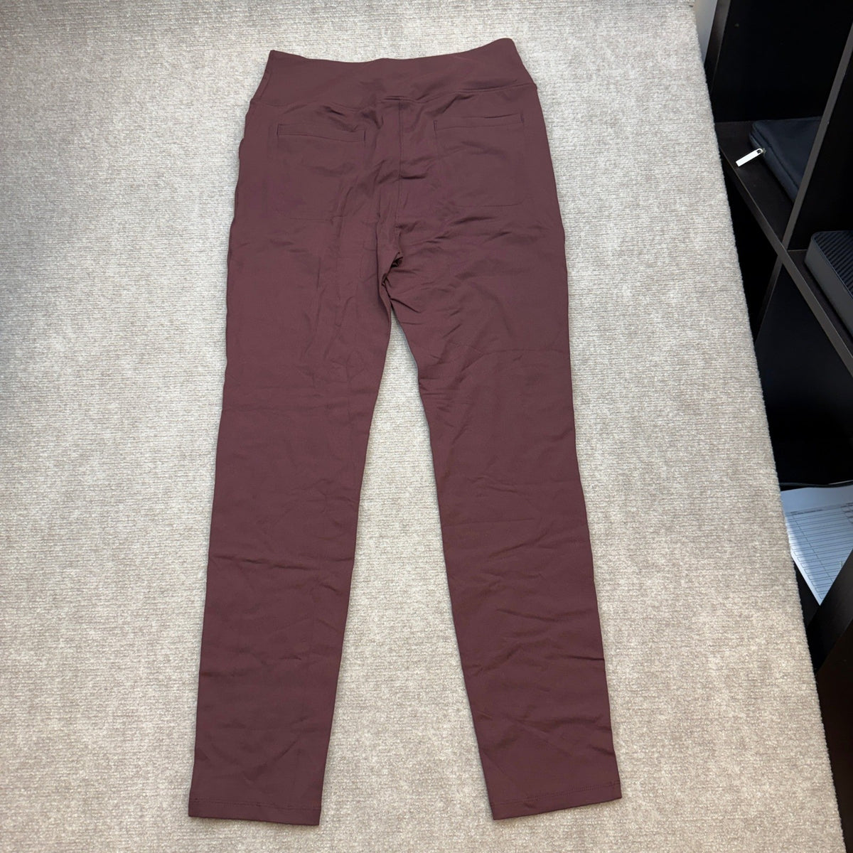 MSRP $44 Rammus Women's Brown L 29" Inseam Dress Pants Tummy Control Stretchy