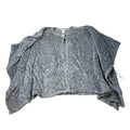 MSRP $54 Liz Claiborne Womens L/XL Castle Rock Plush Fleece Cape Wrap One